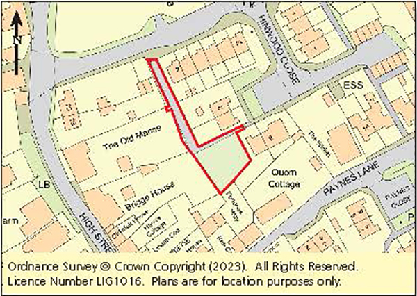 Lot: 29 - FREEHOLD LAND - Plan showing location